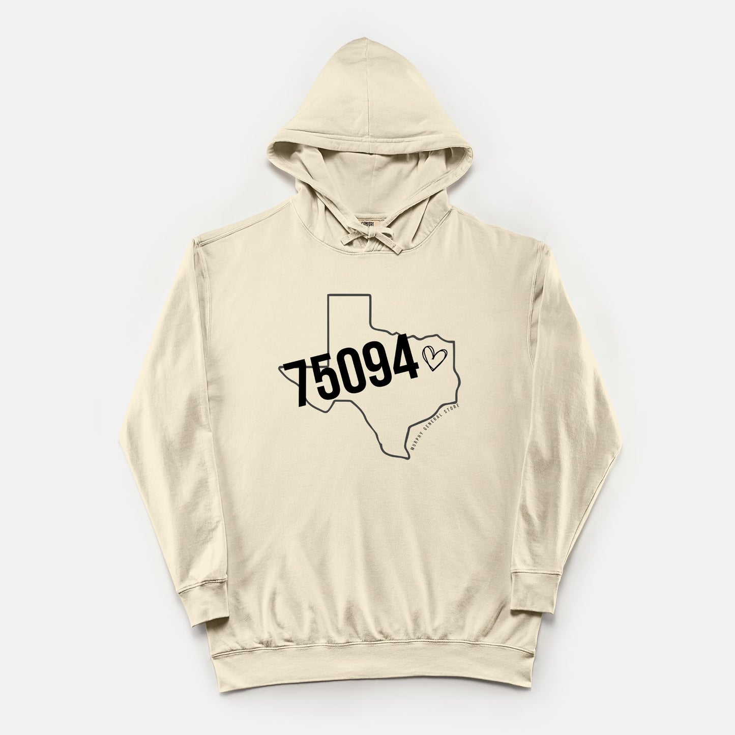 Murphy Zipcode - Comfort Color Lightweight Hooded Sweatshirt 1467