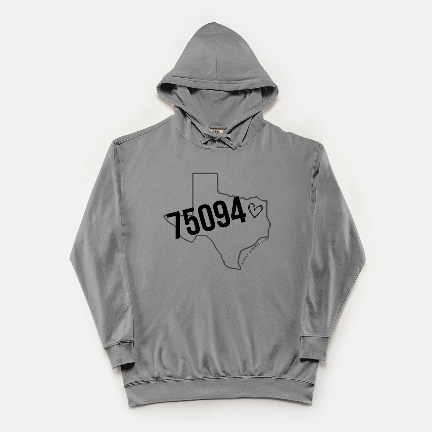 Murphy Zipcode - Comfort Color Lightweight Hooded Sweatshirt 1467