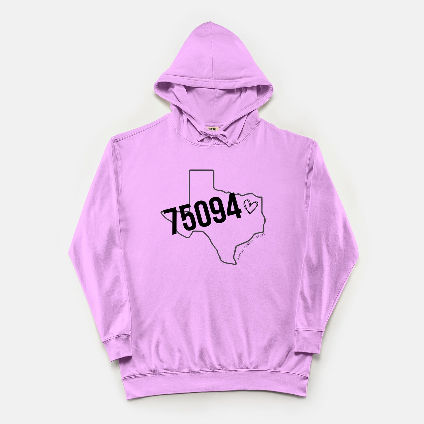 Murphy Zipcode - Comfort Color Lightweight Hooded Sweatshirt 1467