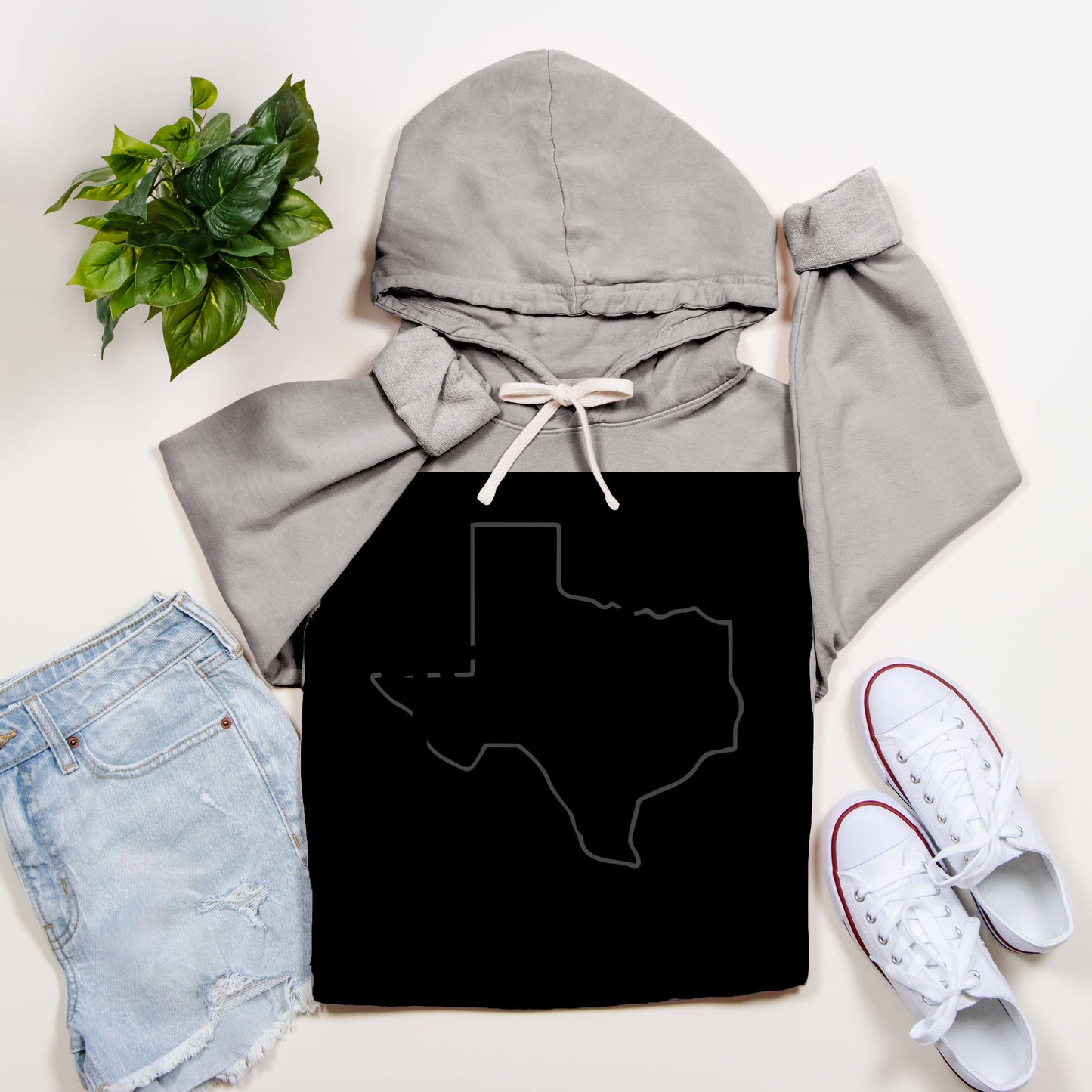 Murphy Zipcode - Comfort Color Lightweight Hooded Sweatshirt 1467