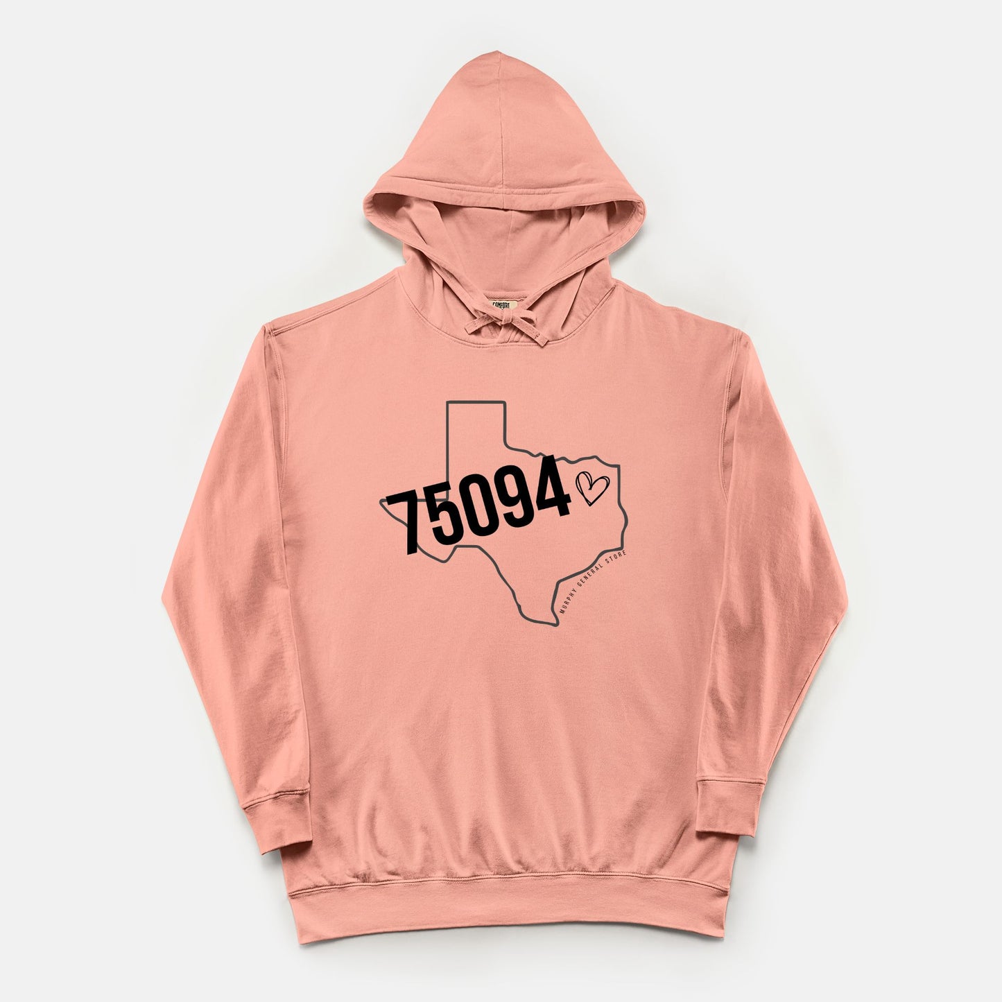 Murphy Zipcode - Comfort Color Lightweight Hooded Sweatshirt 1467