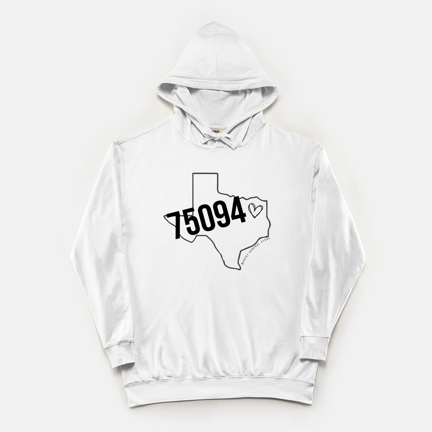 Murphy Zipcode - Comfort Color Lightweight Hooded Sweatshirt 1467