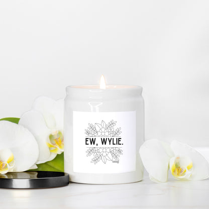 Ew, Wylie Candle Ceramic 8oz (White)
