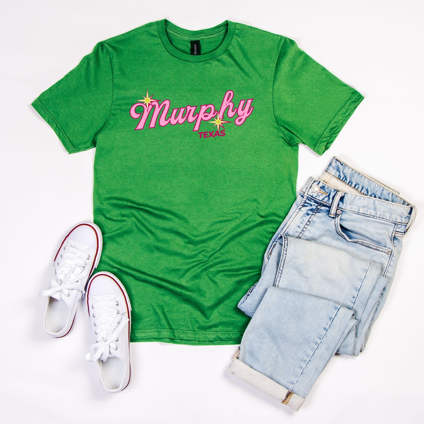 Pretty In Pink Murphy Tee - Unisex Soft-style T-Shirt Gildan 64000