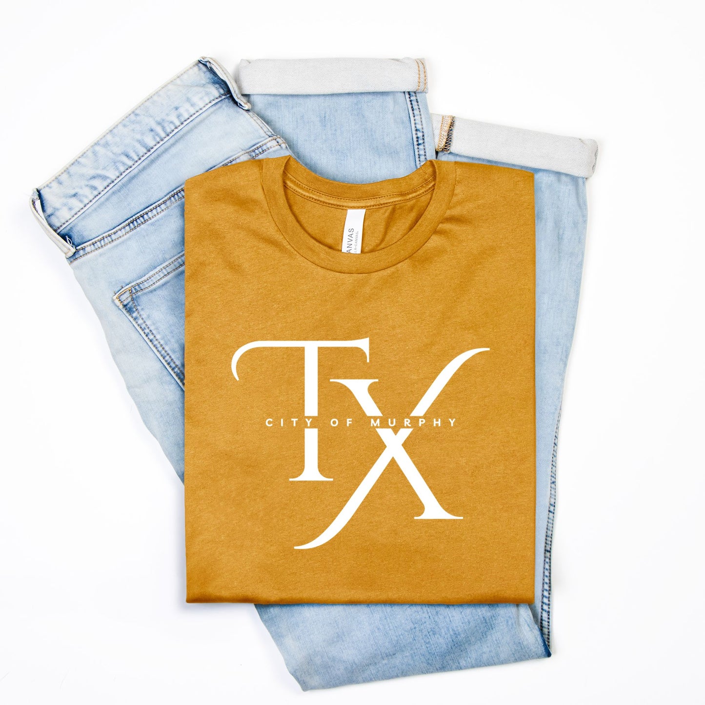 Elegant Texas Tee White Design- Bella Canvas Unisex Tee 3001