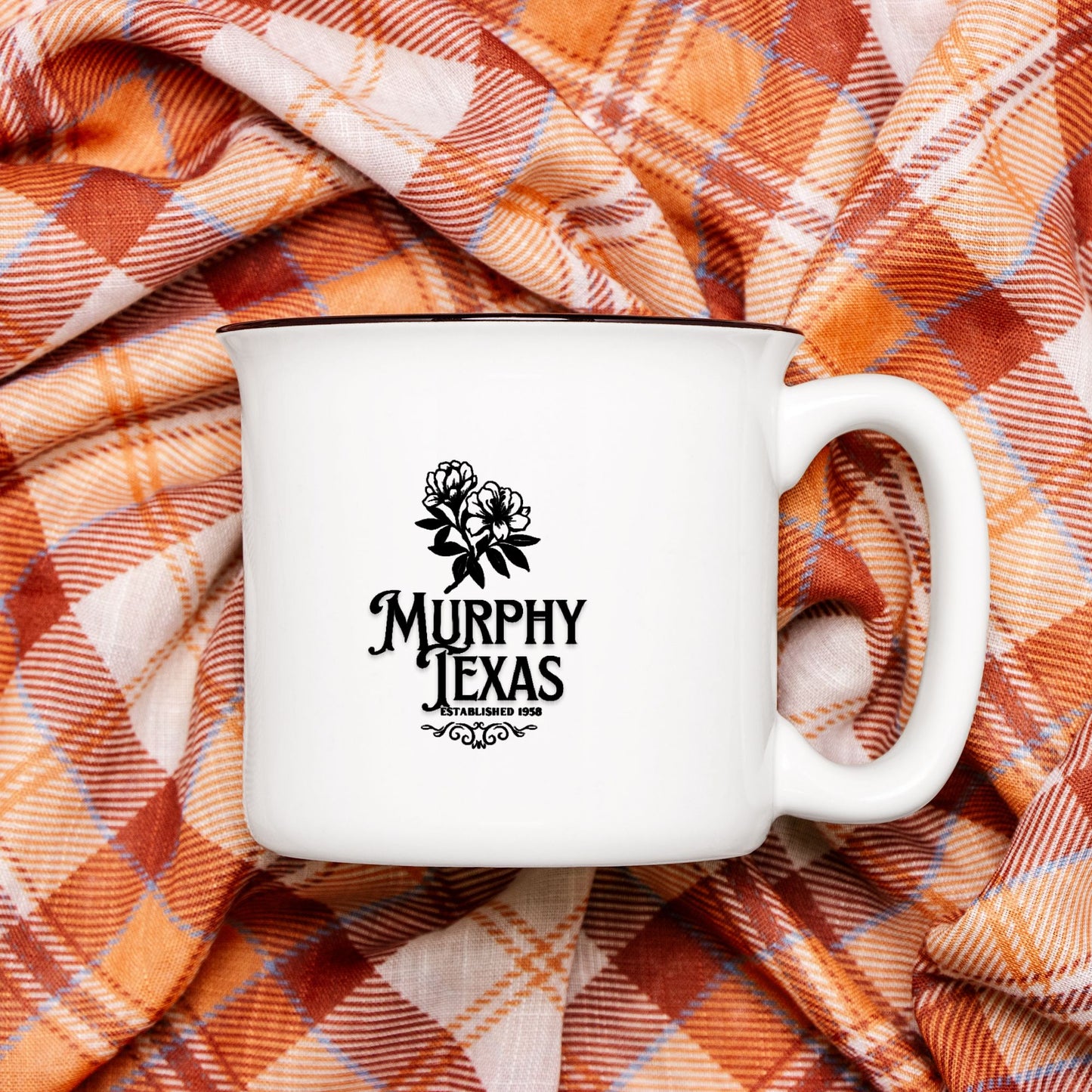 Ceramic Camp Mug White 13oz