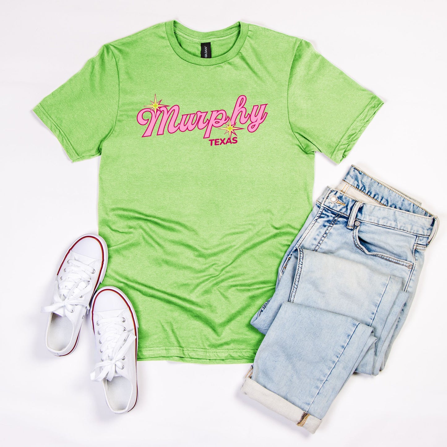 Pretty In Pink Murphy Tee - Unisex Soft-style T-Shirt Gildan 64000