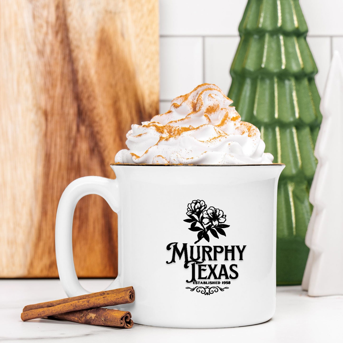 Ceramic Camp Mug White 13oz