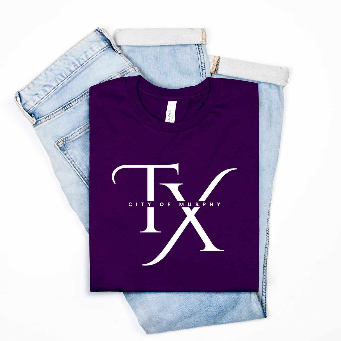 Elegant Texas Tee White Design- Bella Canvas Unisex Tee 3001