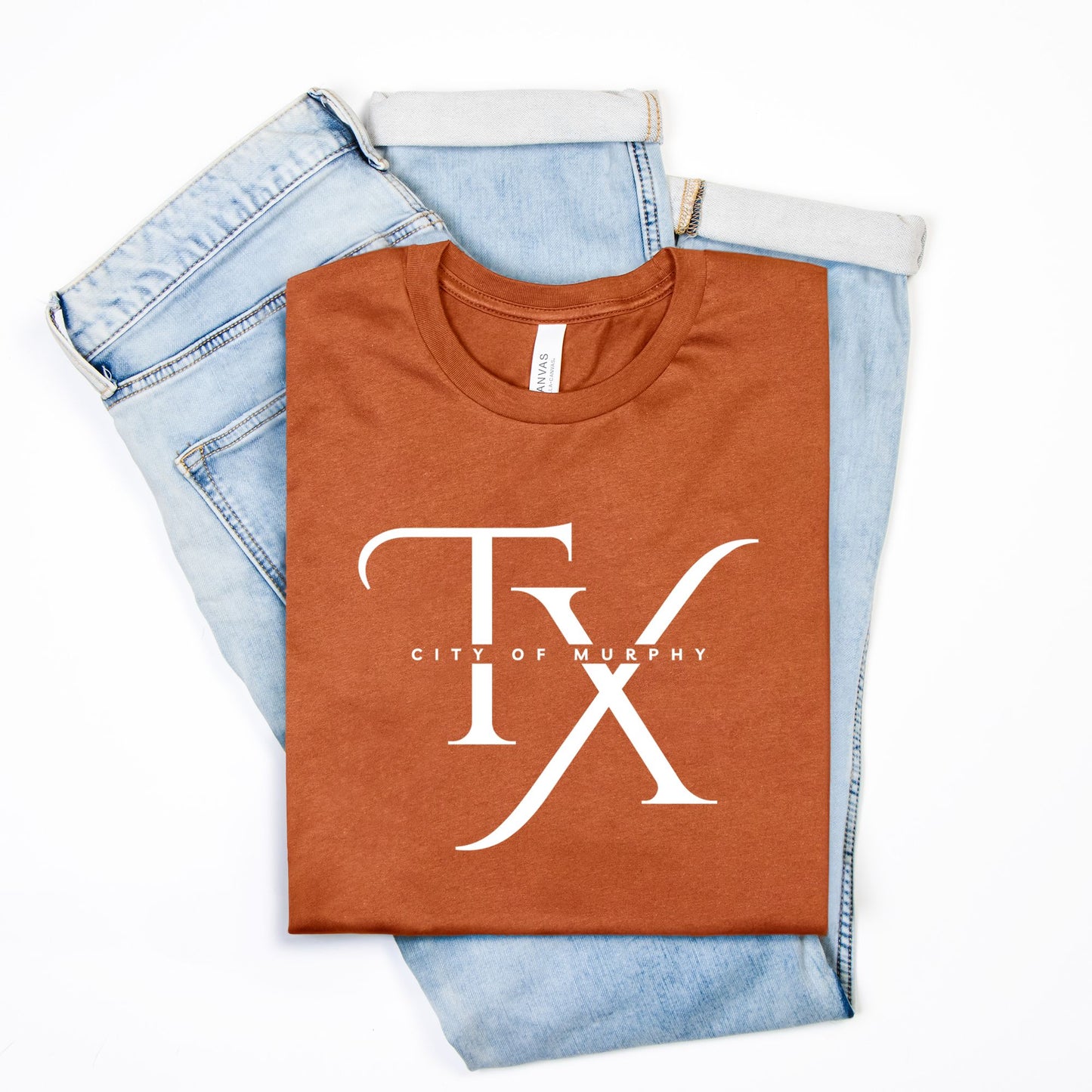 Elegant Texas Tee White Design- Bella Canvas Unisex Tee 3001