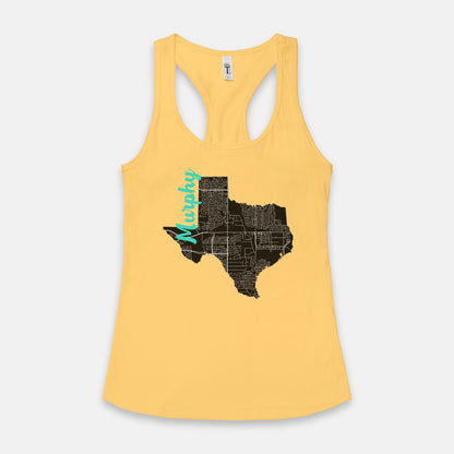 Murphy Street Map Women's Racerback Tank Next Level 1533